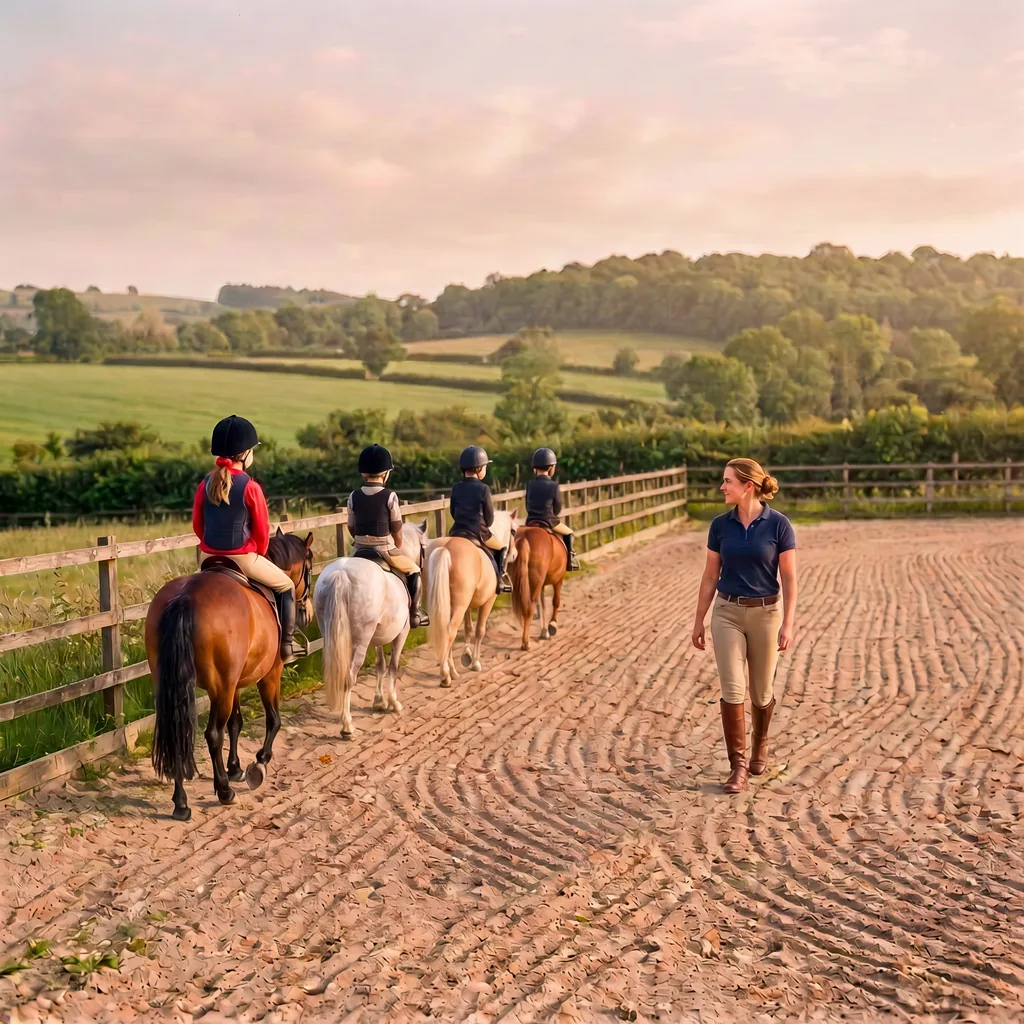Cours de poney à Saint-Laurent, Creuse